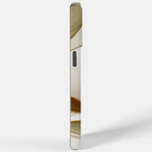 Moderne Abstracte edelmetaalkleuren Fractal Case-Mate iPhone Case (Achterkant / Rechts)