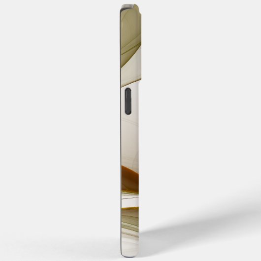 Moderne Abstracte edelmetaalkleuren Fractal Case-Mate iPhone Case (Achterkant / Rechts)