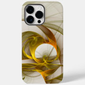 Moderne Abstracte edelmetaalkleuren Fractal Case-Mate iPhone Case (Achterkant)
