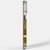 Moderne Abstracte edelmetaalkleuren Fractal Case-Mate iPhone Case (Achterkant / Rechts)