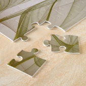 Moderne Abstracte edelmetaalkleuren Fractal Legpuzzel (Zijkant)