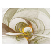 Moderne Abstracte edelmetaalkleuren Fractal Tafelkleed (Voorkant (Horizontaal))