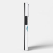 Moderne, Abstracte, eenvoudige blauwe gouden geome Case-Mate iPhone Case (Achterkant / Rechts)