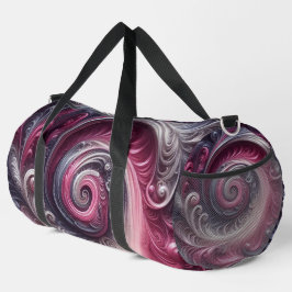Moderne Abstracte Eenvoudige Draaiende Roze en Paa Plunjezak