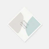 Moderne Abstracte eenvoudige vorm van weddenschap Servet (Hoek)