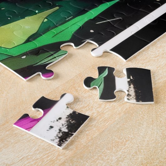 Moderne Abstracte Elegance Puzzel – 252 stuks Legpuzzel (Zijkant)