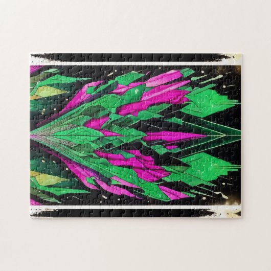 Moderne Abstracte Elegance Puzzel – 252 stuks Legpuzzel (Horizontaal)