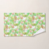 Moderne Abstracte Elegant Blue Green Yellow White Bad Handdoek (Handdoek)