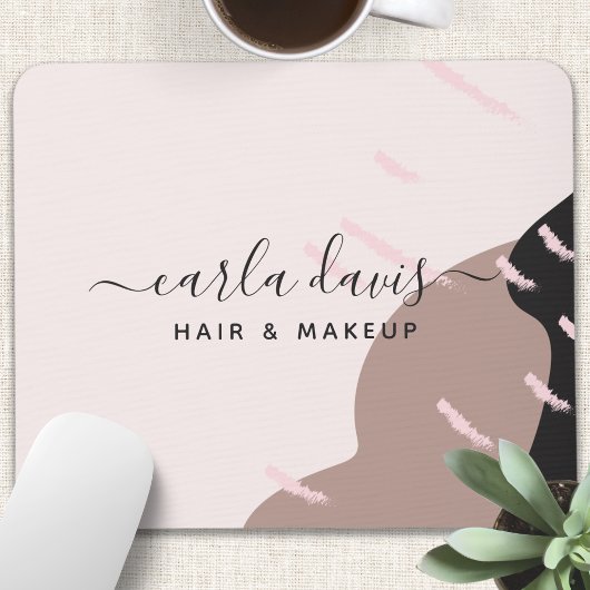 Moderne Abstracte elegant Chic Makeup artiest Muismat