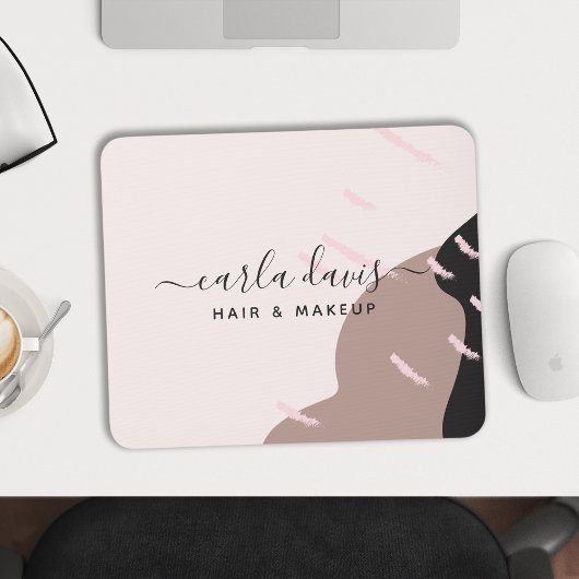 Moderne Abstracte elegant Chic Makeup artiest Muismat