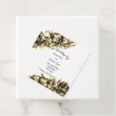 Moderne Abstracte Elegant Haze bruiloft Bedankjes Labels (In situ)