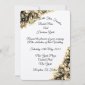 Moderne Abstracte Elegant Haze bruiloft Kaart (Voorkant)