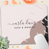 Moderne Abstracte Elegante Chic Make-up Artiest Muismat