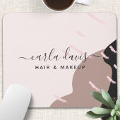 Moderne Abstracte Elegante Chic Make-up Artiest Muismat