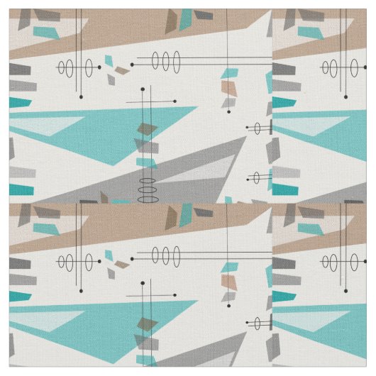 Moderne Abstracte en driehoeksverbinding halverweg Stof (Close Up)