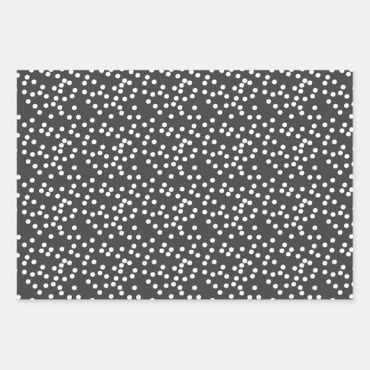 Moderne Abstracte en zwarte patronen Inpakpapier Vel (Voorkant 3)