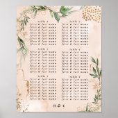 Moderne Abstracte eucalyptus-wedloop Poster (Voorkant)