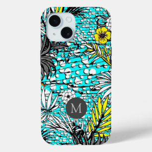 Moderne Abstracte exotische kunst iPhone 15 Case