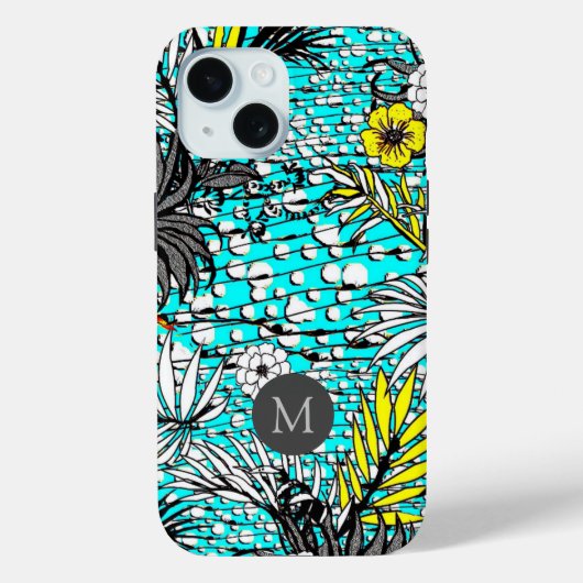Moderne Abstracte exotische kunst Case-Mate iPhone Case (Achterkant)