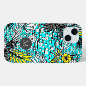 Moderne Abstracte exotische kunst Case-Mate iPhone Case (Achterkant (horizontaal))