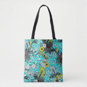 Moderne Abstracte exotische kunst Tote Bag (Voorkant)