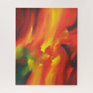 Moderne Abstracte expressionist schilderend trendy Legpuzzel