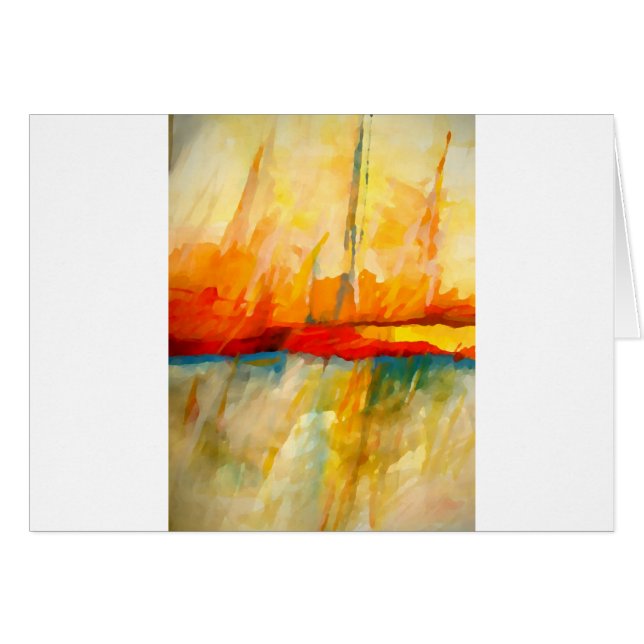 Moderne Abstracte expressionistische schilderijen (Voorkant Horizontaal)