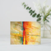 Moderne Abstracte expressionistische schilderijen Briefkaart (Staand voorkant)