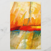 Moderne Abstracte expressionistische schilderijen Briefpapier (Voorkant)