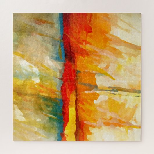 Moderne Abstracte expressionistische schilderijen Legpuzzel (Horizontaal)