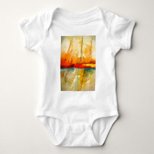 Moderne Abstracte expressionistische schilderijen Romper (Voorkant)