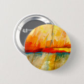 Moderne Abstracte expressionistische schilderijen Ronde Button 5,7 Cm (Voorkant /achterkant)