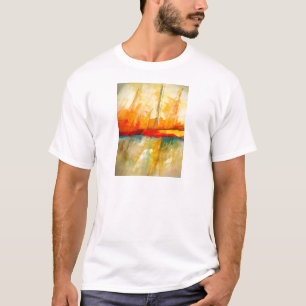 Moderne Abstracte expressionistische schilderijen T-shirt