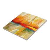 Moderne Abstracte expressionistische schilderijen Tegeltje (Zijkant)