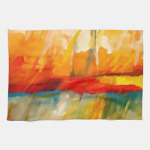 Moderne Abstracte expressionistische schilderijen Theedoek (Horizontaal)