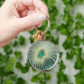 Moderne Abstracte Fantasy Flower Fractal Art Sleutelhanger (Hand)