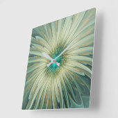 Moderne, Abstracte Fantasy Flower Fractal Art Vierkante Klok (Hoek)