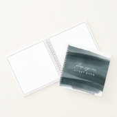 Moderne Abstracte feestelijke bezoekerslijst Notitieboek (Binnen)