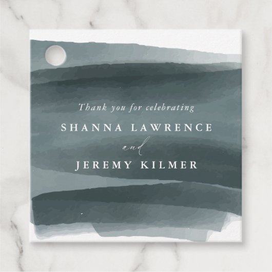 Moderne Abstracte feestelijke cadeautassen Bedankjes Labels (Voorkant)