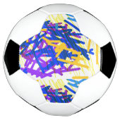 Moderne Abstracte feestelijke verfsplash Voetbal (Gedraaid)
