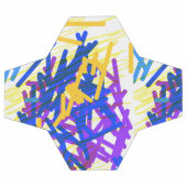 Moderne Abstracte feestelijke verfsplash Voetbal (Enkel)