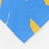 Moderne Abstracte Festelijke Verfspatten Fleece Deken (Hoek)