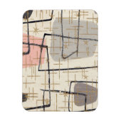 Moderne Abstracte flexibele magneet uit het midden (Verticaal)