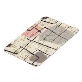 Moderne Abstracte flexibele magneet uit het midden (Linkerzijde)