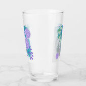 Moderne Abstracte Floral Glas (Rechts)