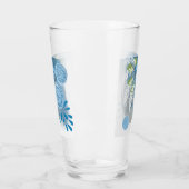Moderne Abstracte Floral Glas (Links)