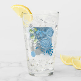 Moderne Abstracte Floral Glas