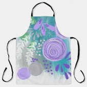 Moderne Abstracte Floral Schort (Voorkant)