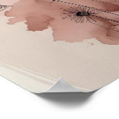 Moderne Abstracte Floral Wall Art VII Poster (Hoek)