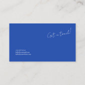 Moderne Abstracte Fluid Waves Corporate Visitekaartje (Achterkant)